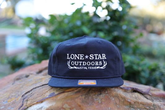 Lone Star Outdoors Antlers - Rope Hat - Black