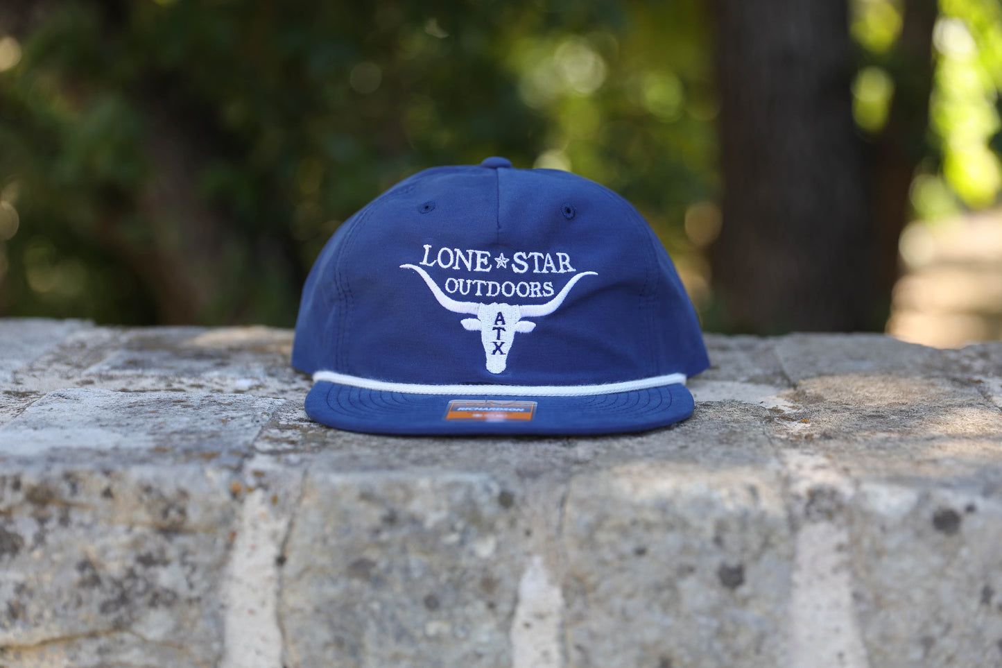 Lone Star Outdoors - Rope Hat - Navy/White