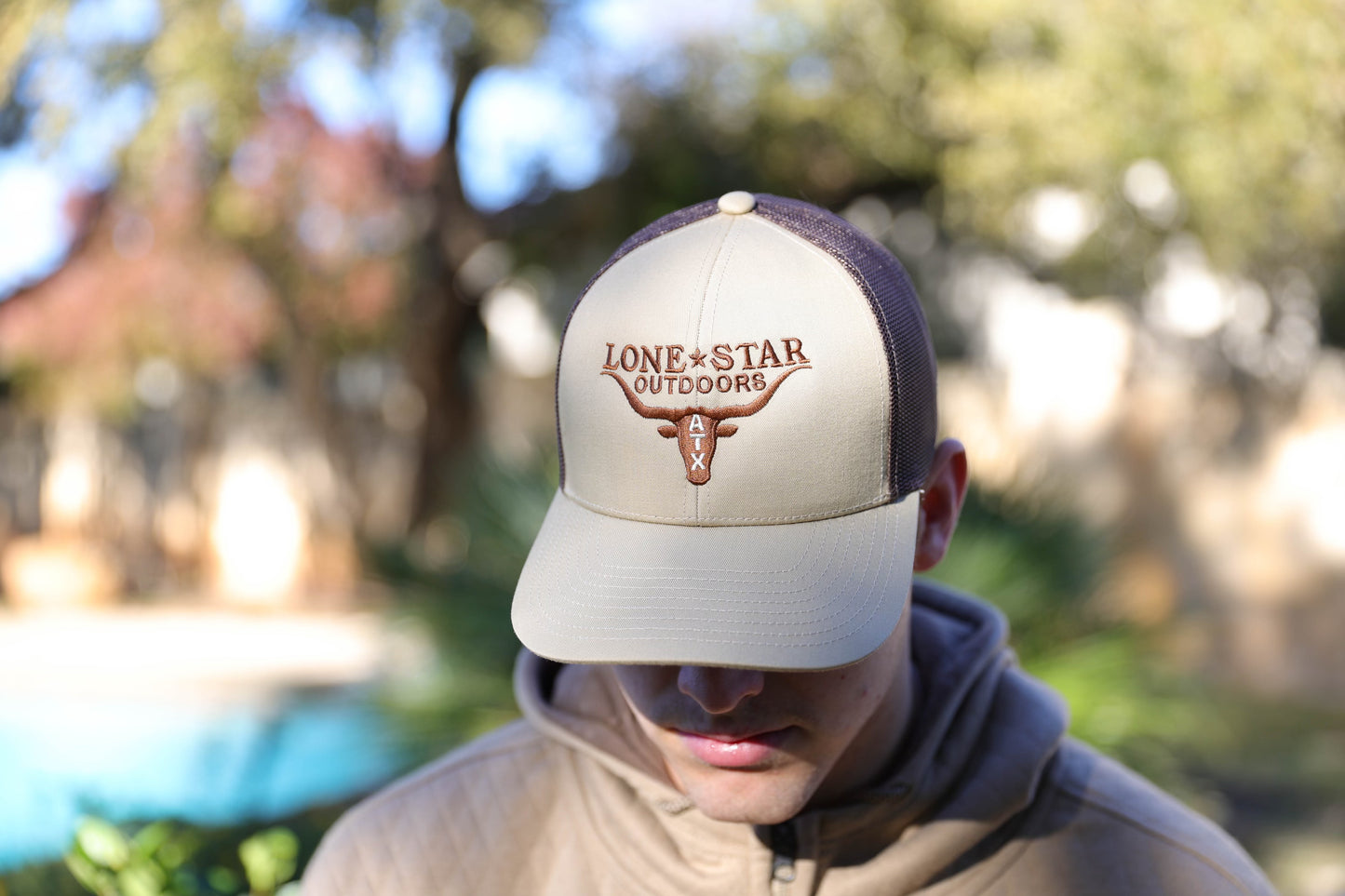 Lone Star Outdoors Trucker - Khaki/Brown